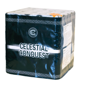Celestial Conquest - 36 huge shot cake -Celtic Firewirks - IN STOCK